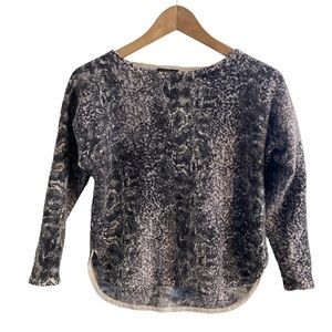 Charter Club CASHMERE Pullover Sweater Women's Small Luxury 100% Cashmere Print